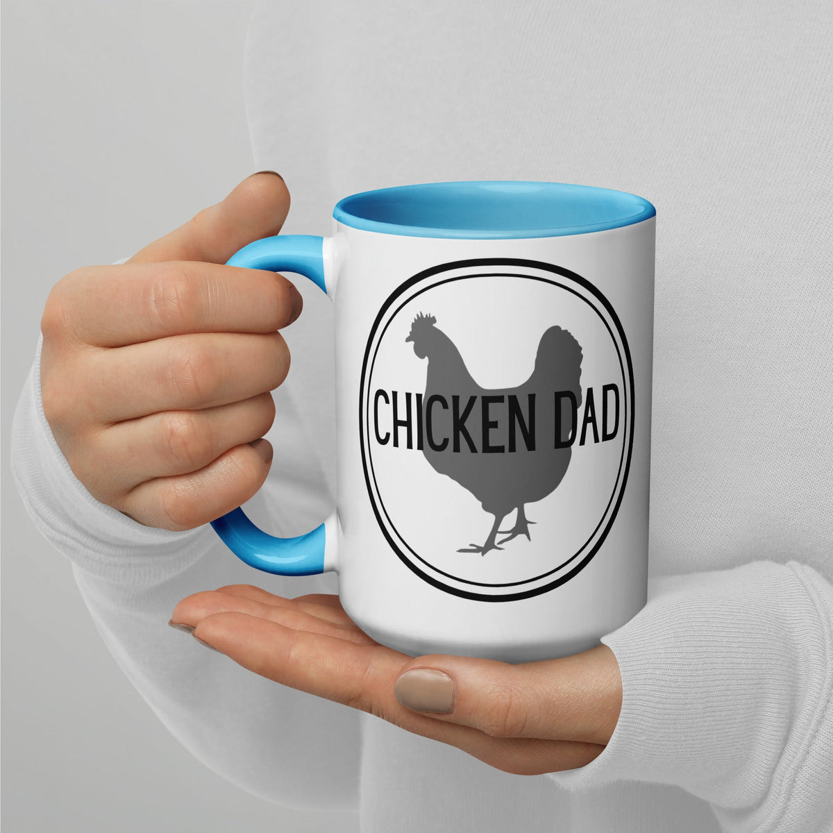 Chicken Dad Colored Mug - Cluck It All Farms