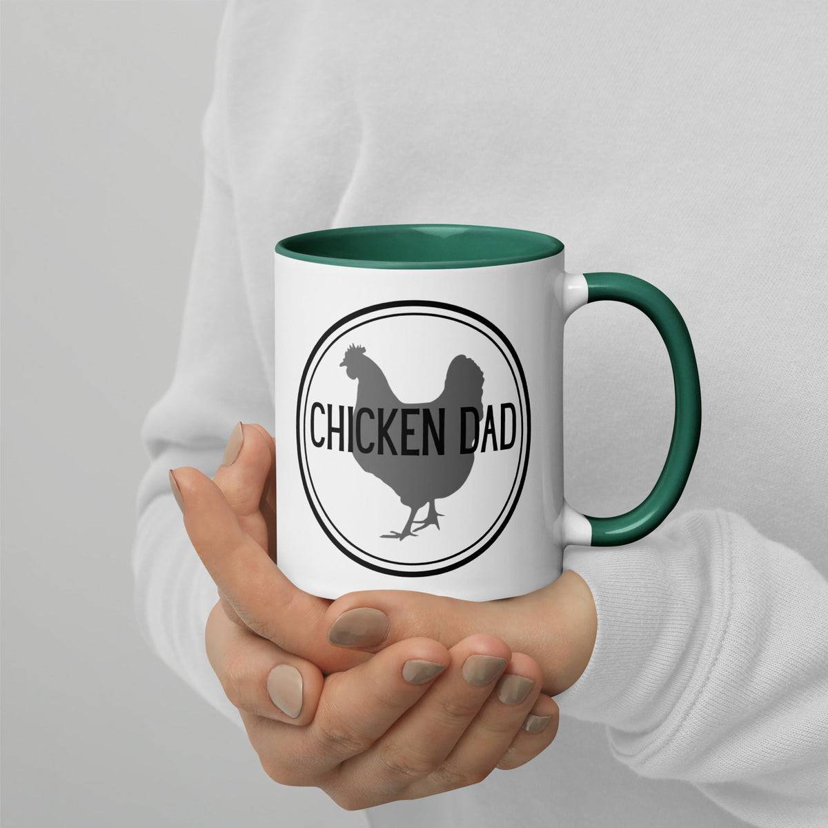 Chicken Dad Colored Mug - Cluck It All Farms