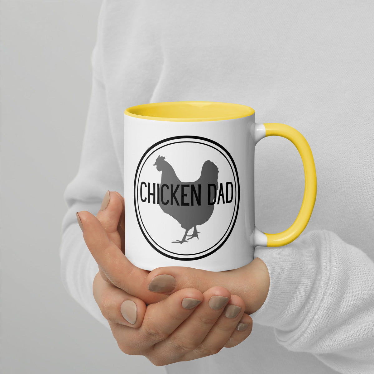 Chicken Dad Colored Mug - Cluck It All Farms