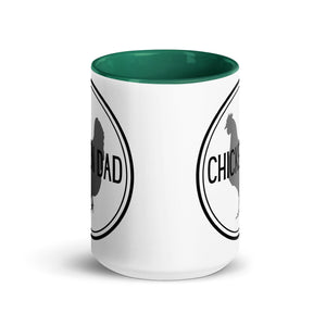 Chicken Dad Colored Mug - Cluck It All Farms