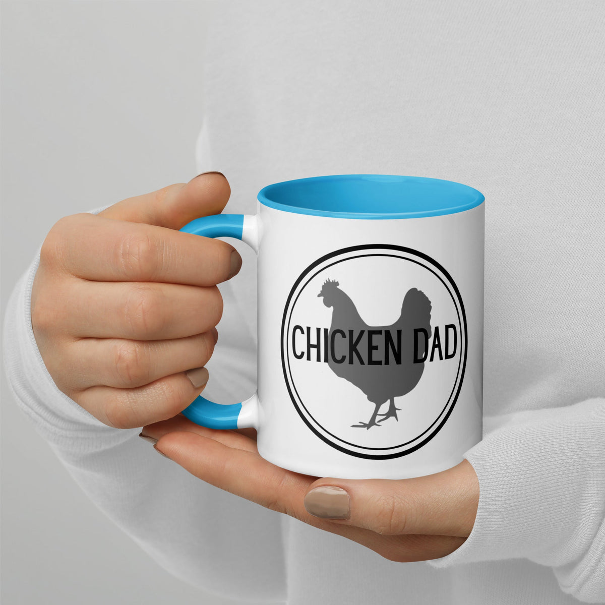 Chicken Dad Colored Mug - Cluck It All Farms
