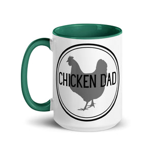 Chicken Dad Colored Mug - Cluck It All Farms