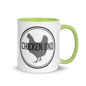 Chicken Dad Colored Mug - Cluck It All Farms