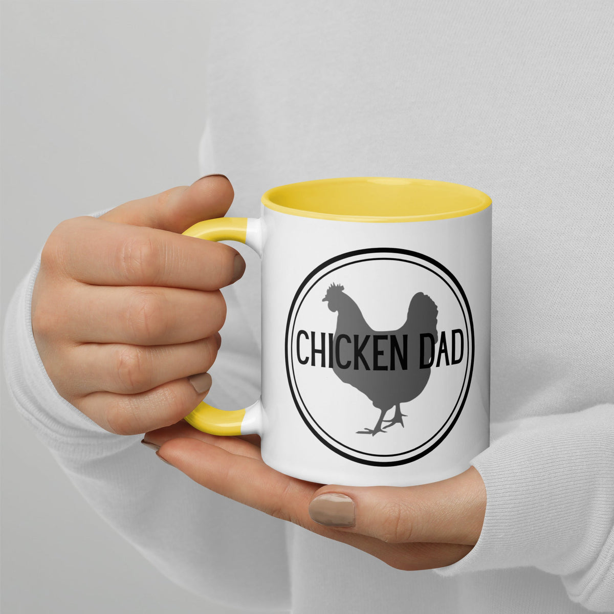 Chicken Dad Colored Mug - Cluck It All Farms