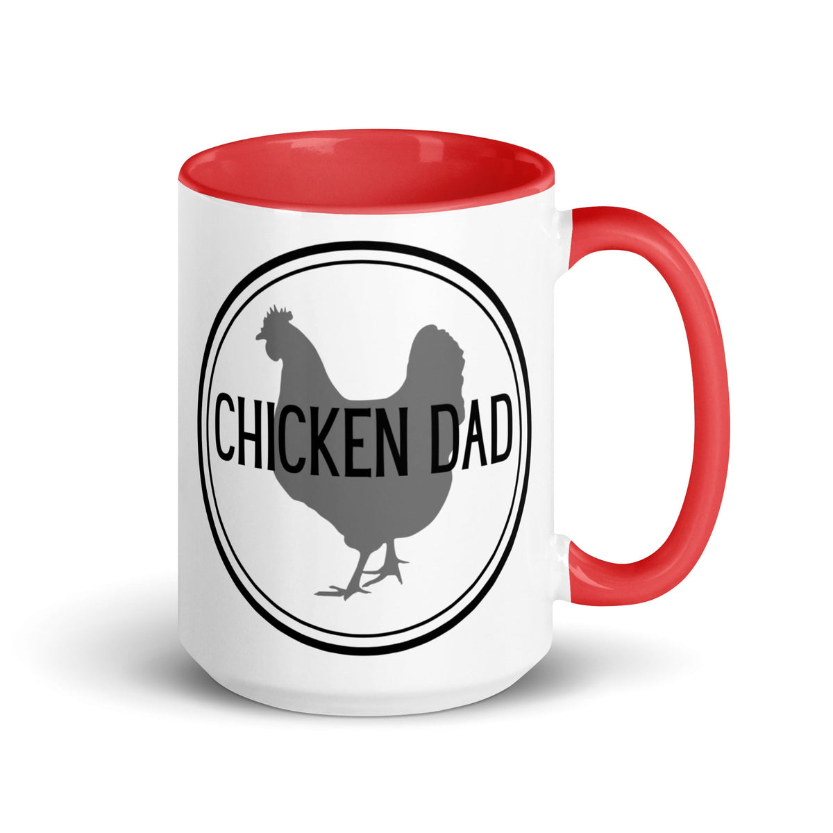 Chicken Dad Colored Mug - Cluck It All Farms