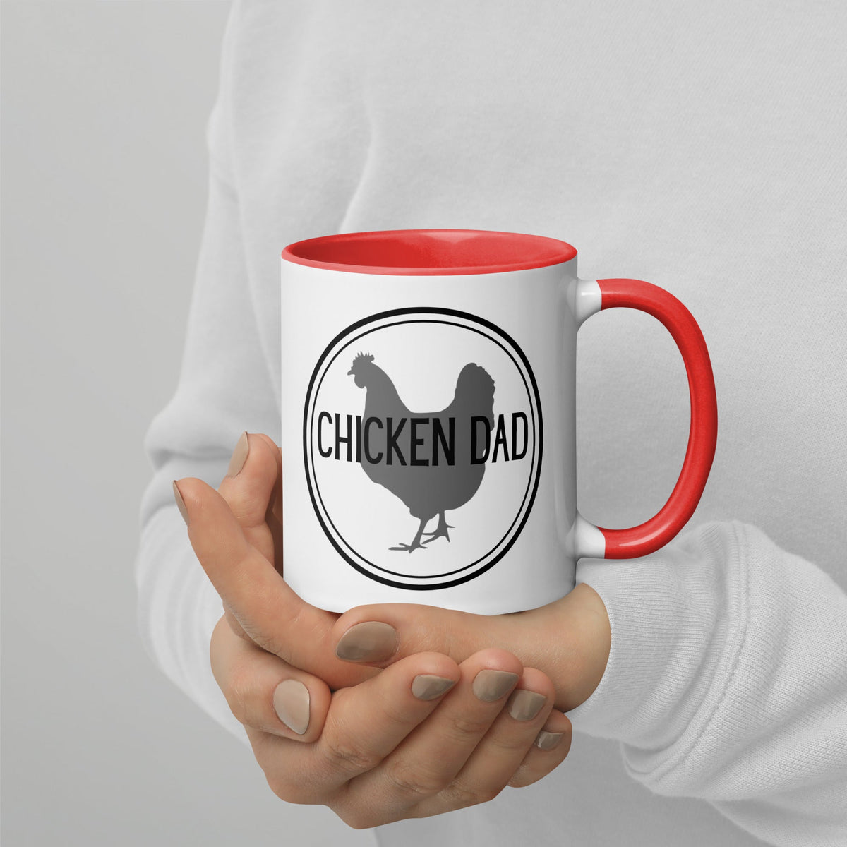 Chicken Dad Colored Mug - Cluck It All Farms