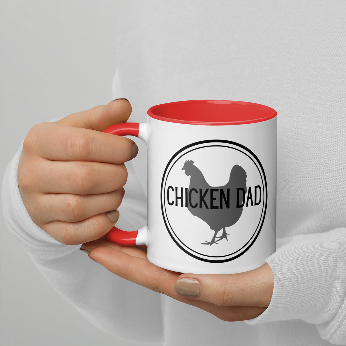 Chicken Dad Colored Mug - Cluck It All Farms