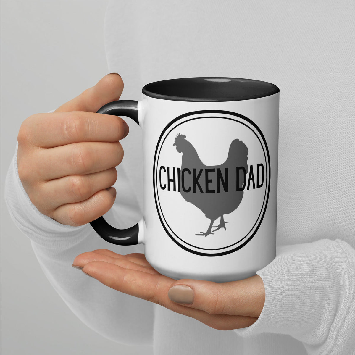 Chicken Dad Colored Mug - Cluck It All Farms