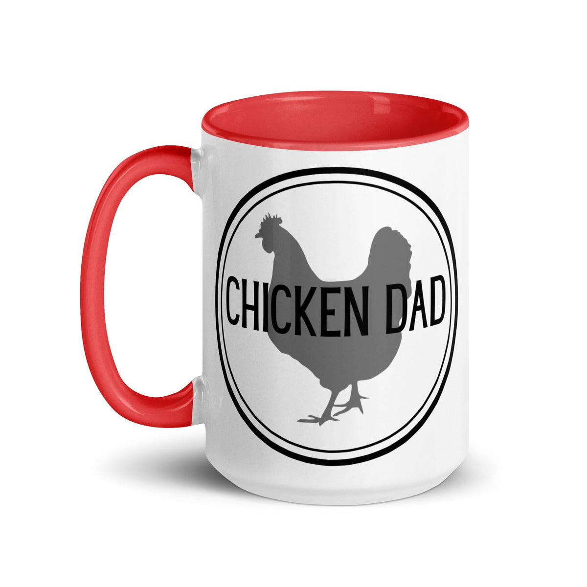 Chicken Dad Colored Mug - Cluck It All Farms