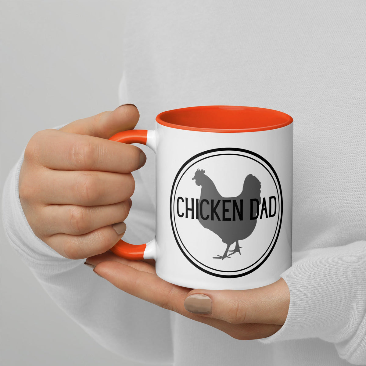 Chicken Dad Colored Mug - Cluck It All Farms