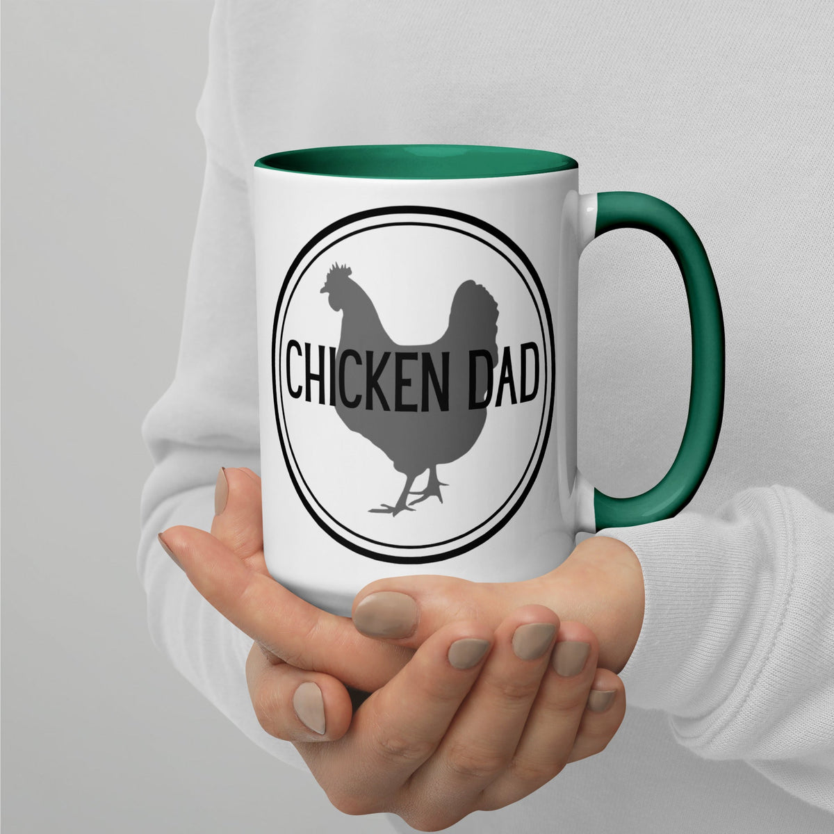 Chicken Dad Colored Mug - Cluck It All Farms