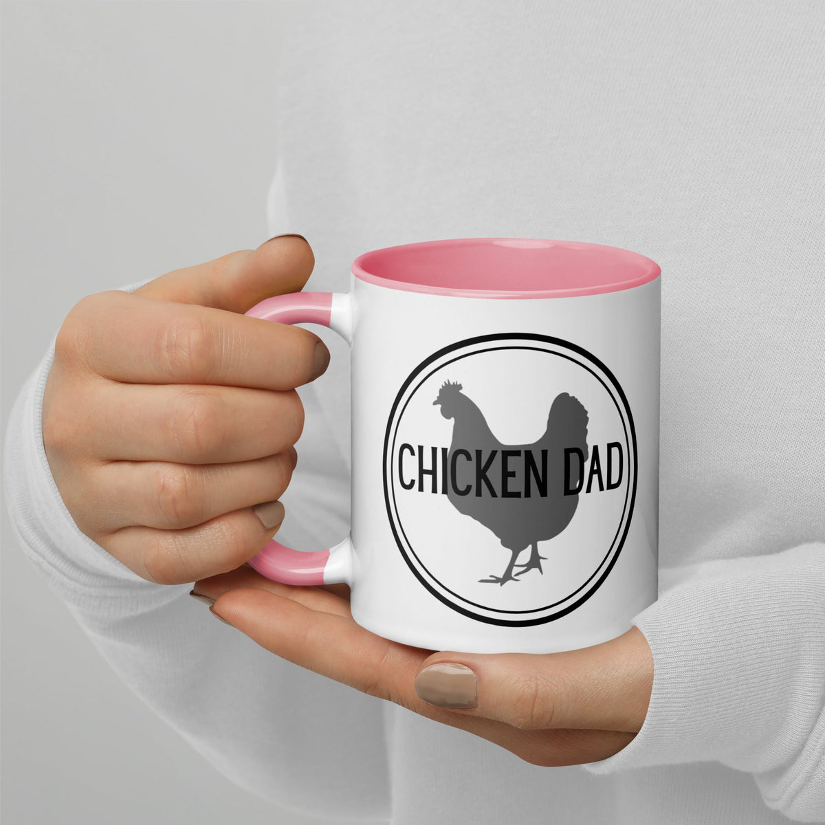 Chicken Dad Colored Mug - Cluck It All Farms