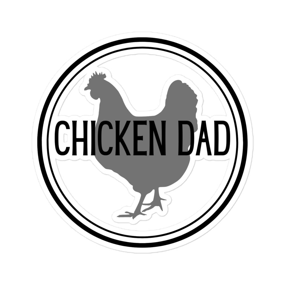 Chicken Dad Sticker - Cluck It All Farms