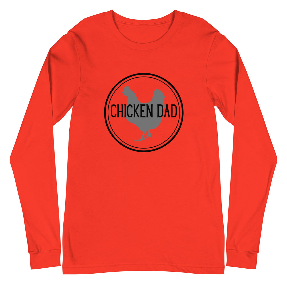 Chicken Dad Unisex Long Sleeve Tee - Cluck It All Farms