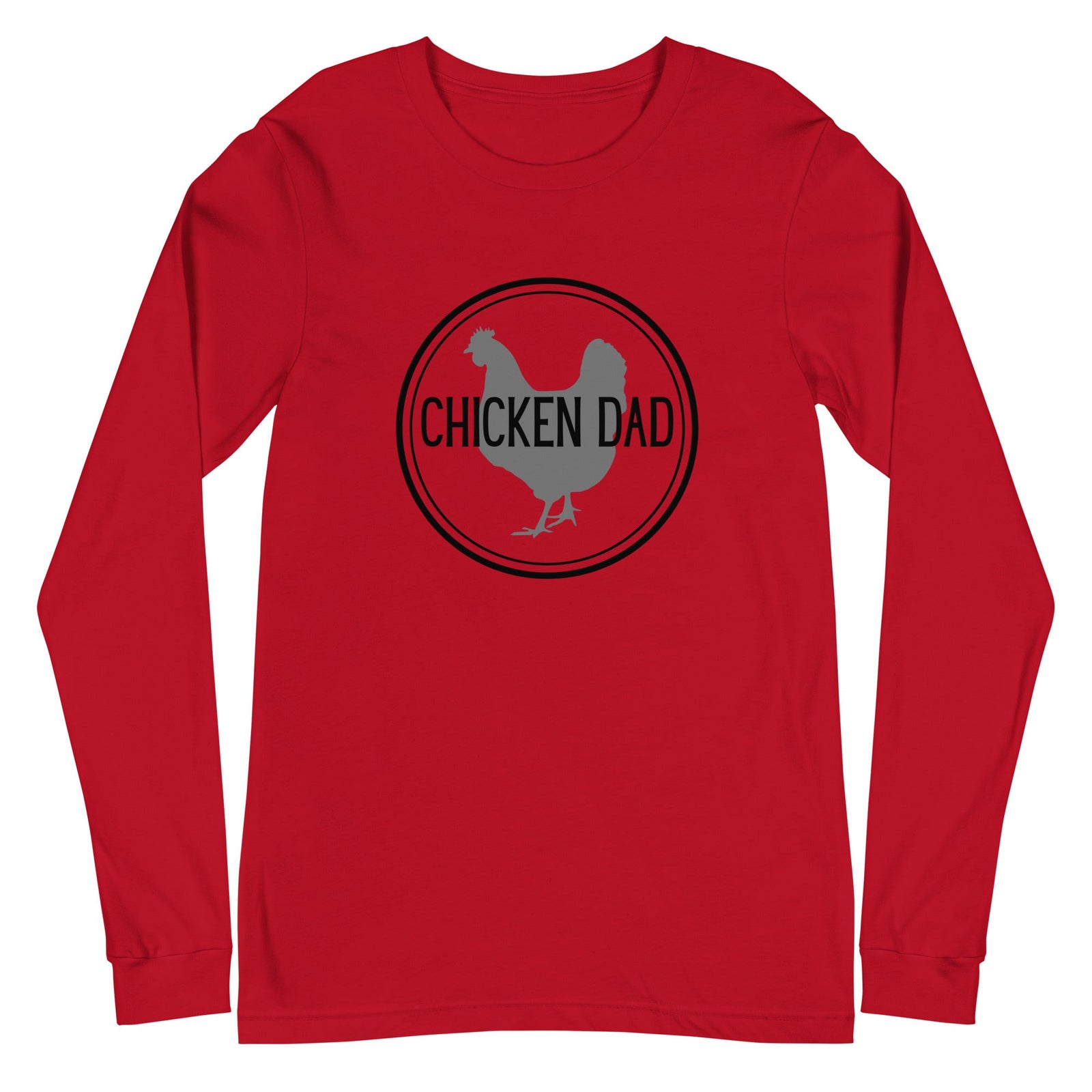 Chicken Dad Unisex Long Sleeve Tee - Cluck It All Farms
