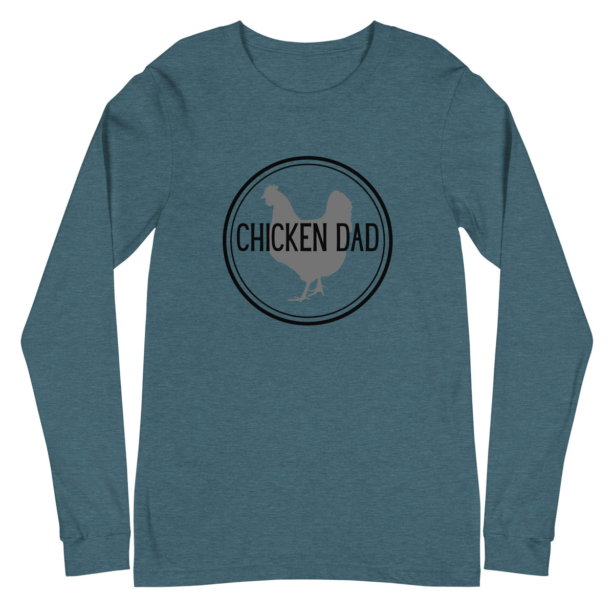 Chicken Dad Unisex Long Sleeve Tee - Cluck It All Farms