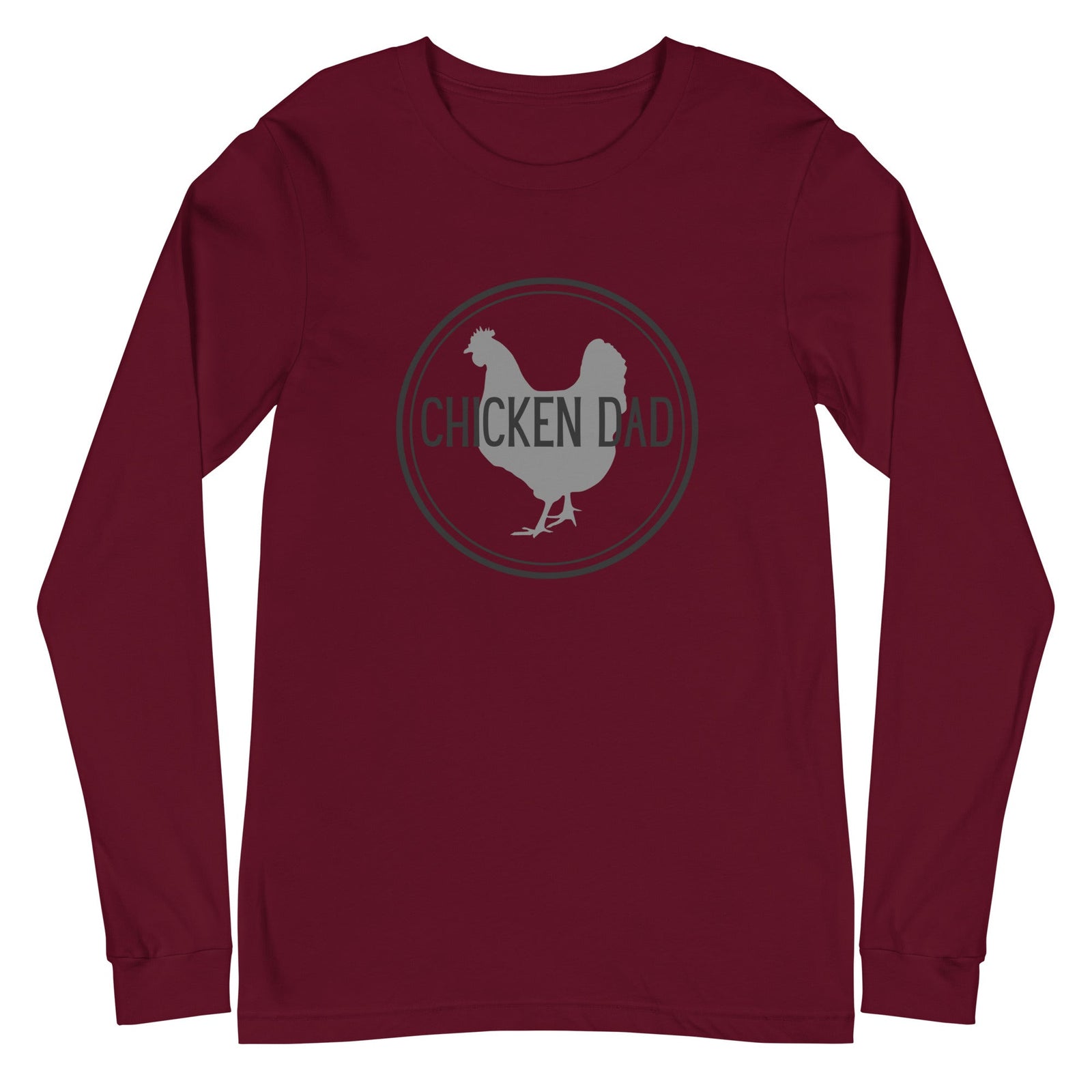 Chicken Dad Unisex Long Sleeve Tee - Cluck It All Farms