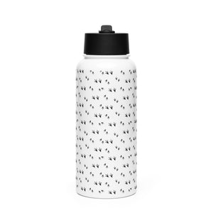 Chicken Feet Stainless Steel Water Bottle with Straw Lid - Cluck It All Farms