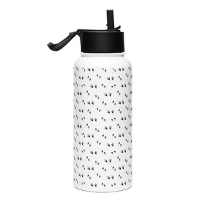 Chicken Feet Stainless Steel Water Bottle with Straw Lid - Cluck It All Farms