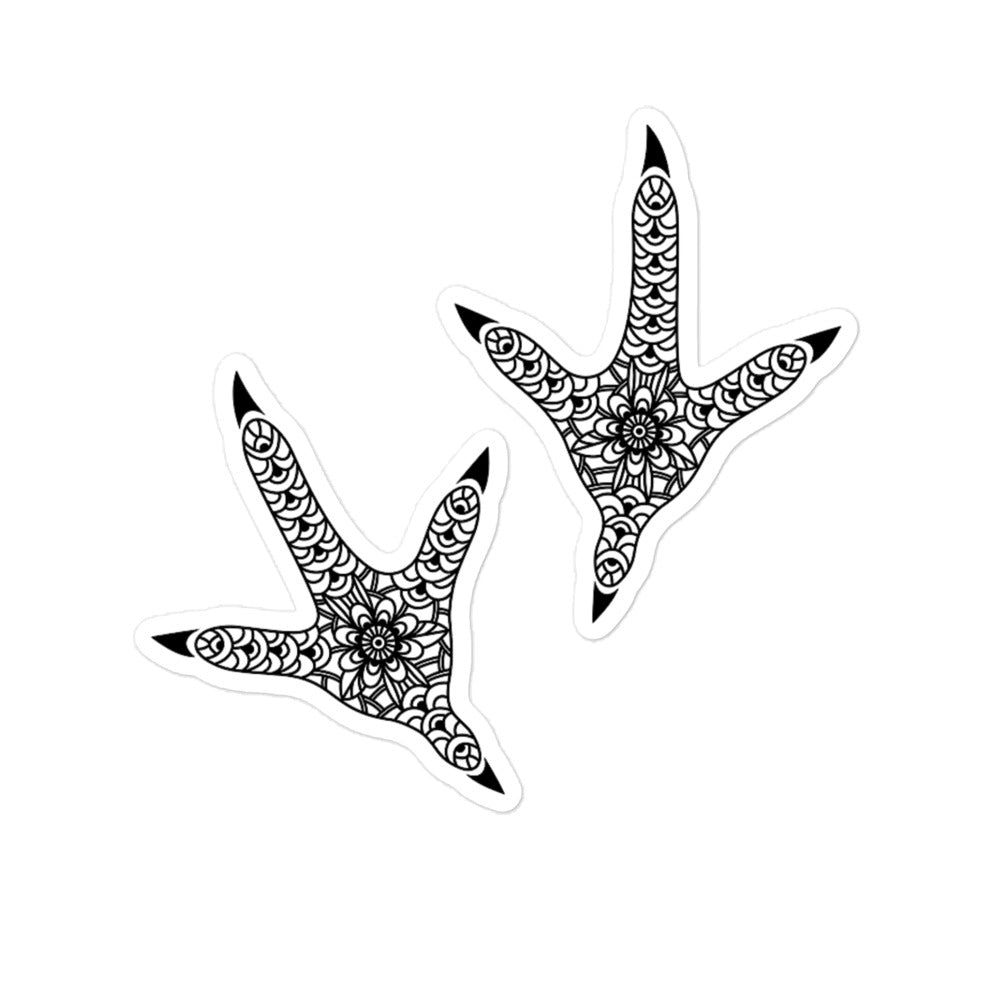 Chicken Feet Sticker - Cluck It All Farms