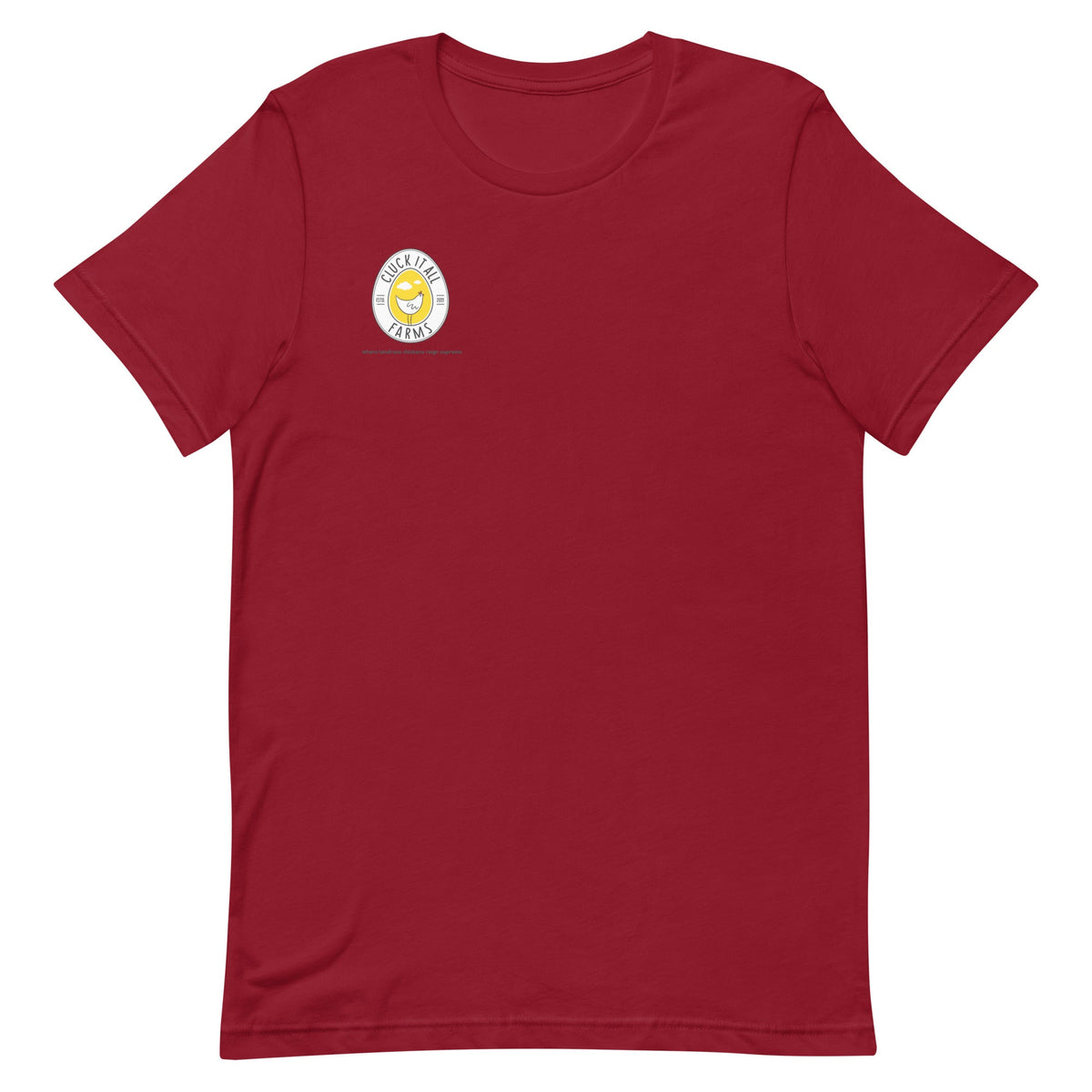 Chicken Love BACK PRINT Unisex T-Shirt - Cluck It All Farms