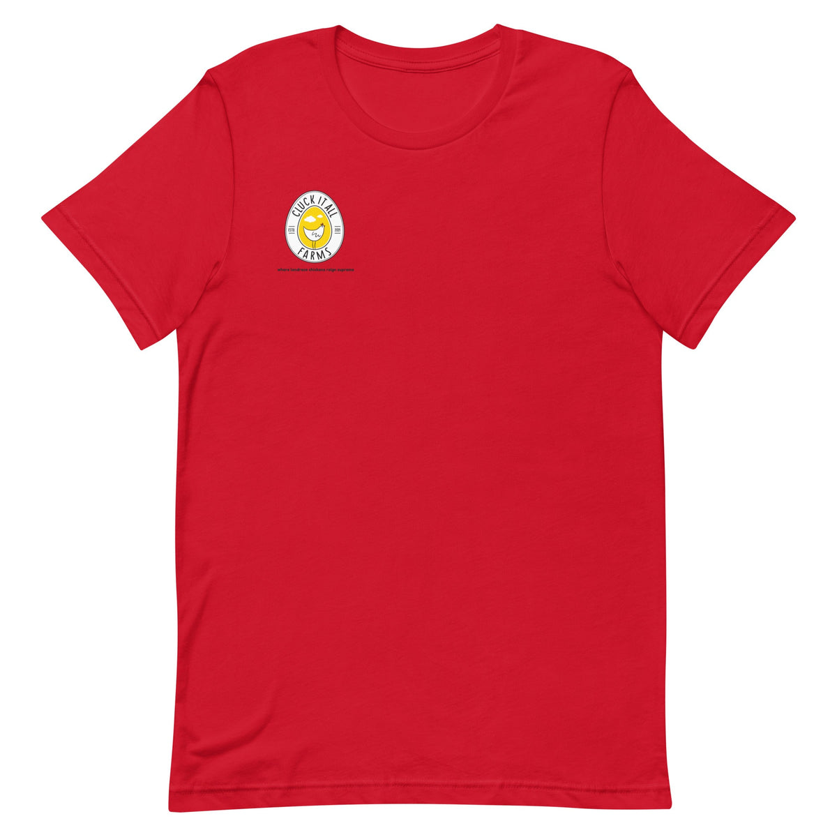 Chicken Love BACK PRINT Unisex T-Shirt - Cluck It All Farms