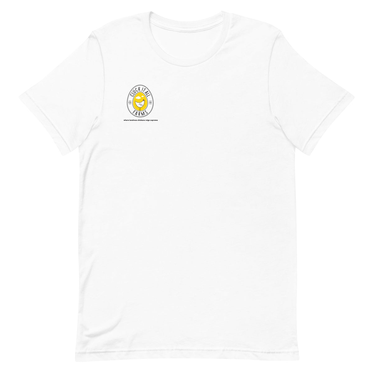 Chicken Love BACK PRINT Unisex T-Shirt - Cluck It All Farms