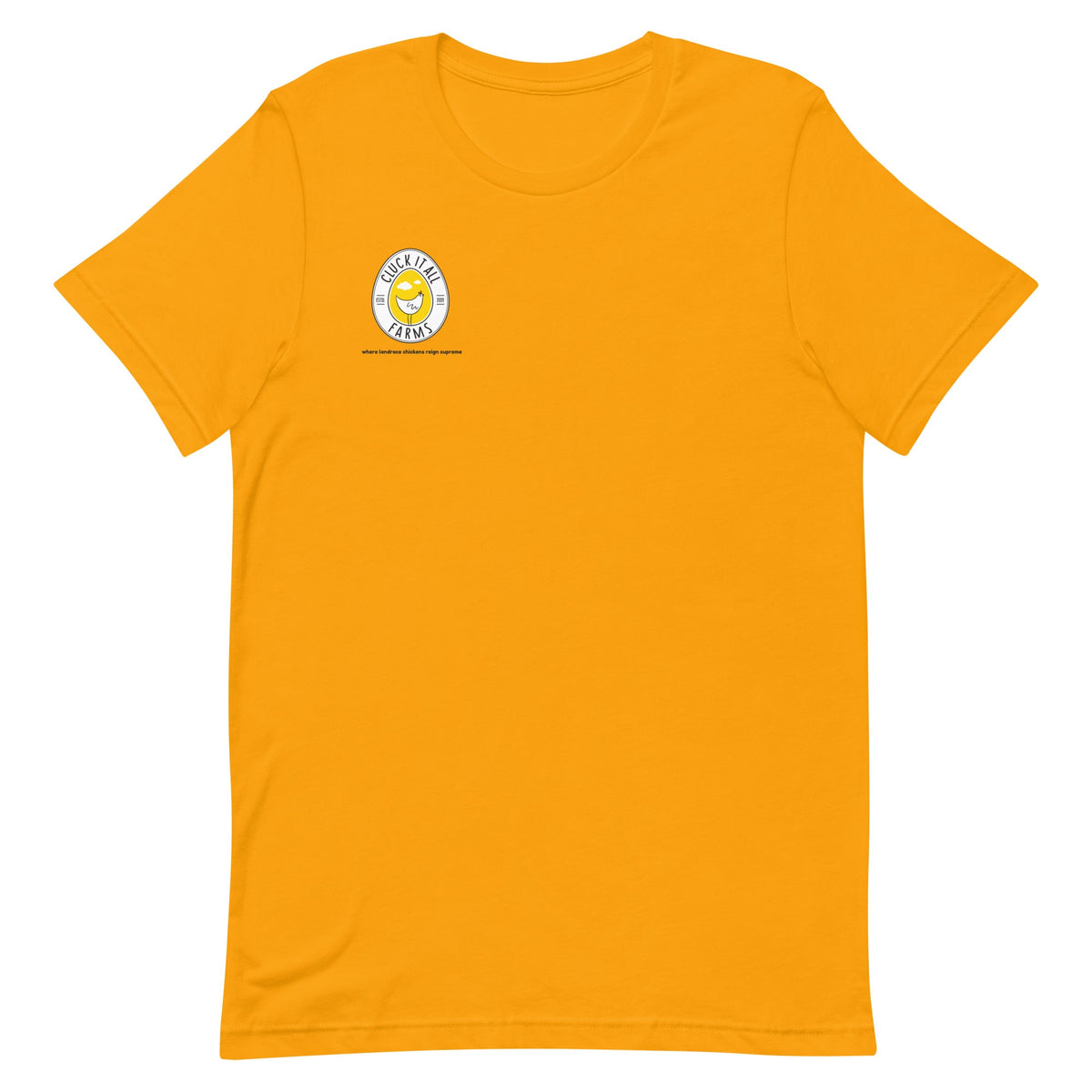 Chicken Love BACK PRINT Unisex T-Shirt - Cluck It All Farms
