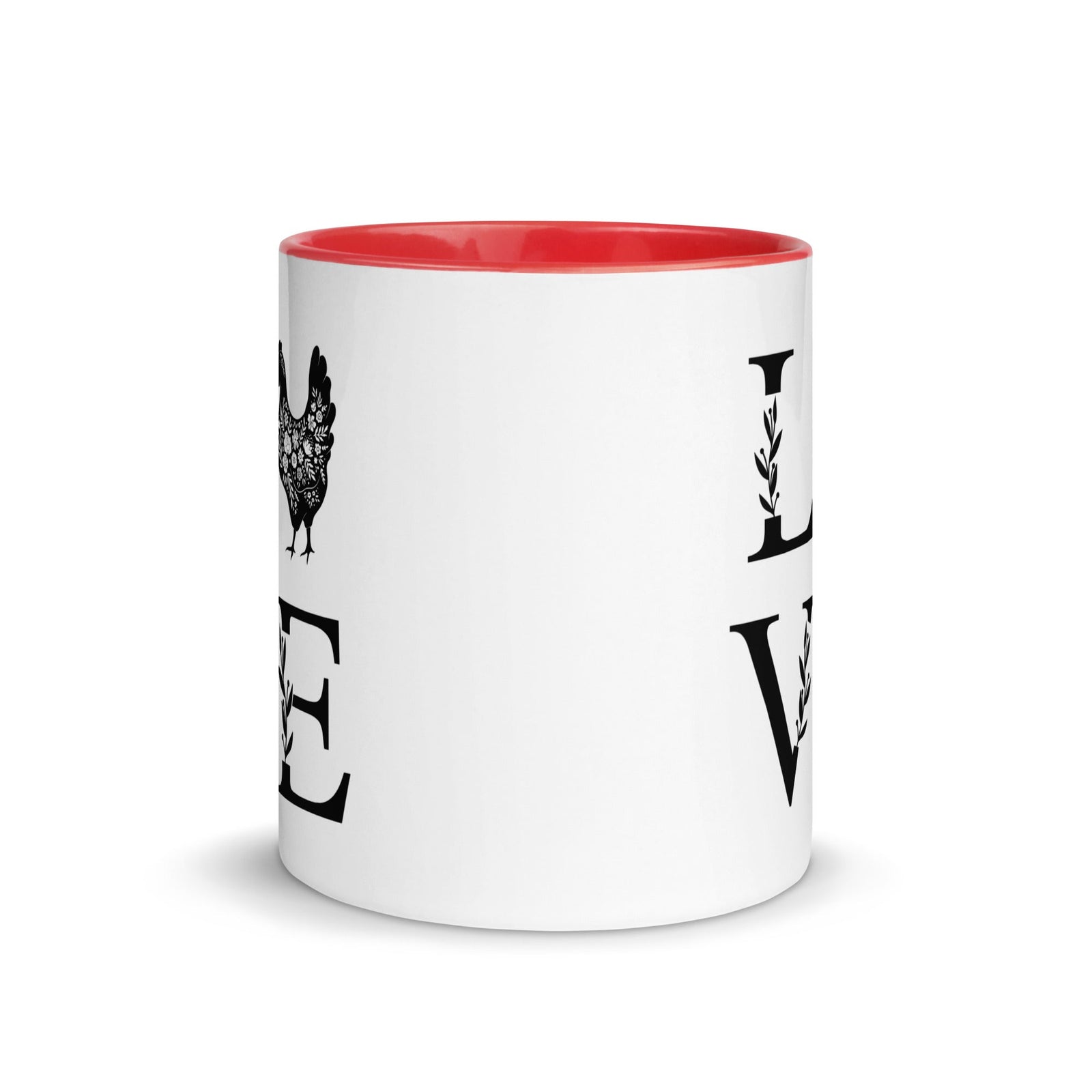 Chicken Love Colored Mug - Cluck It All Farms