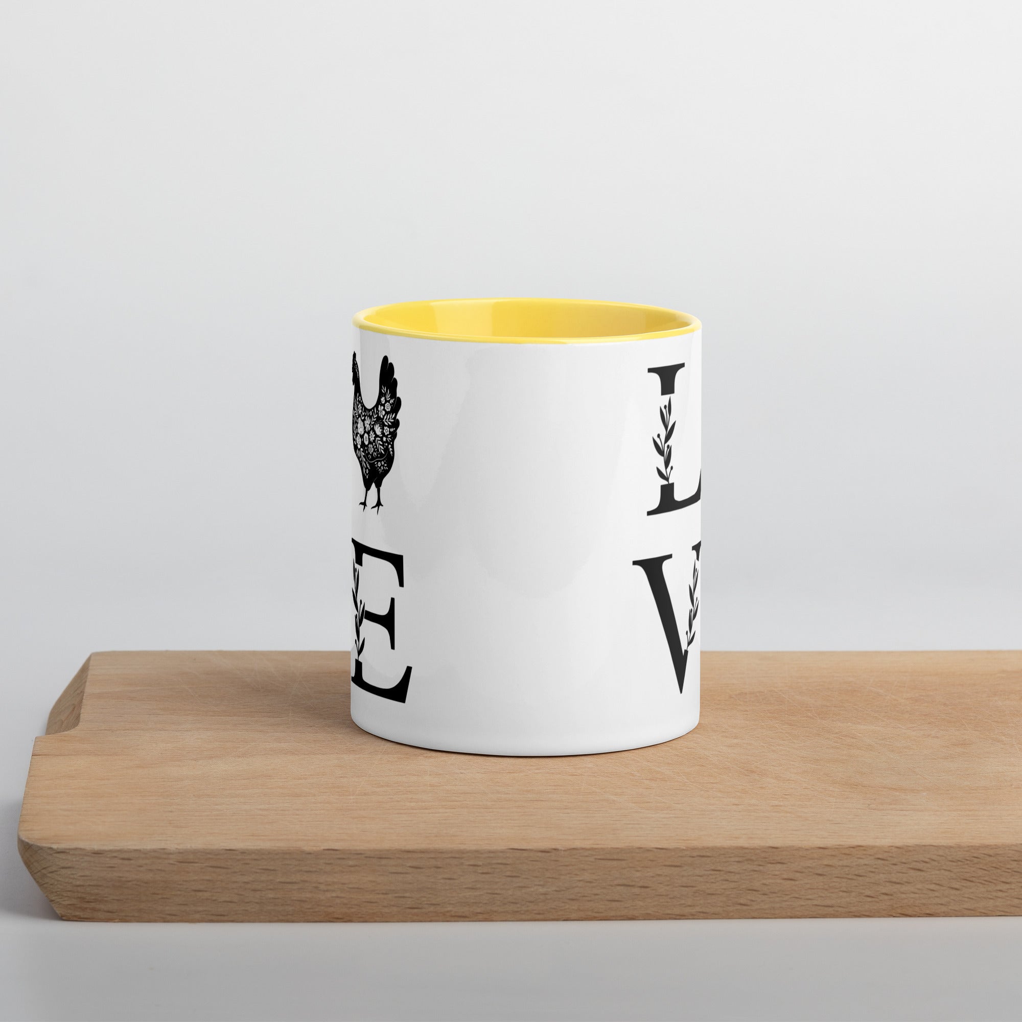 Chicken Love Colored Mug - Cluck It All Farms