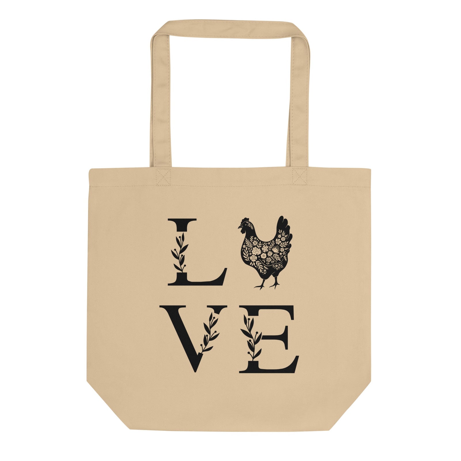 Chicken Love Eco Tote Bag - Cluck It All Farms