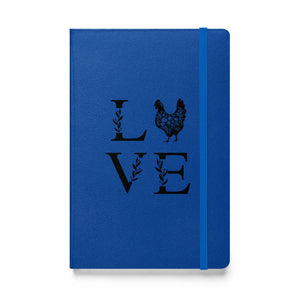 Chicken Love Hardcover Bound Notebook - Cluck It All Farms