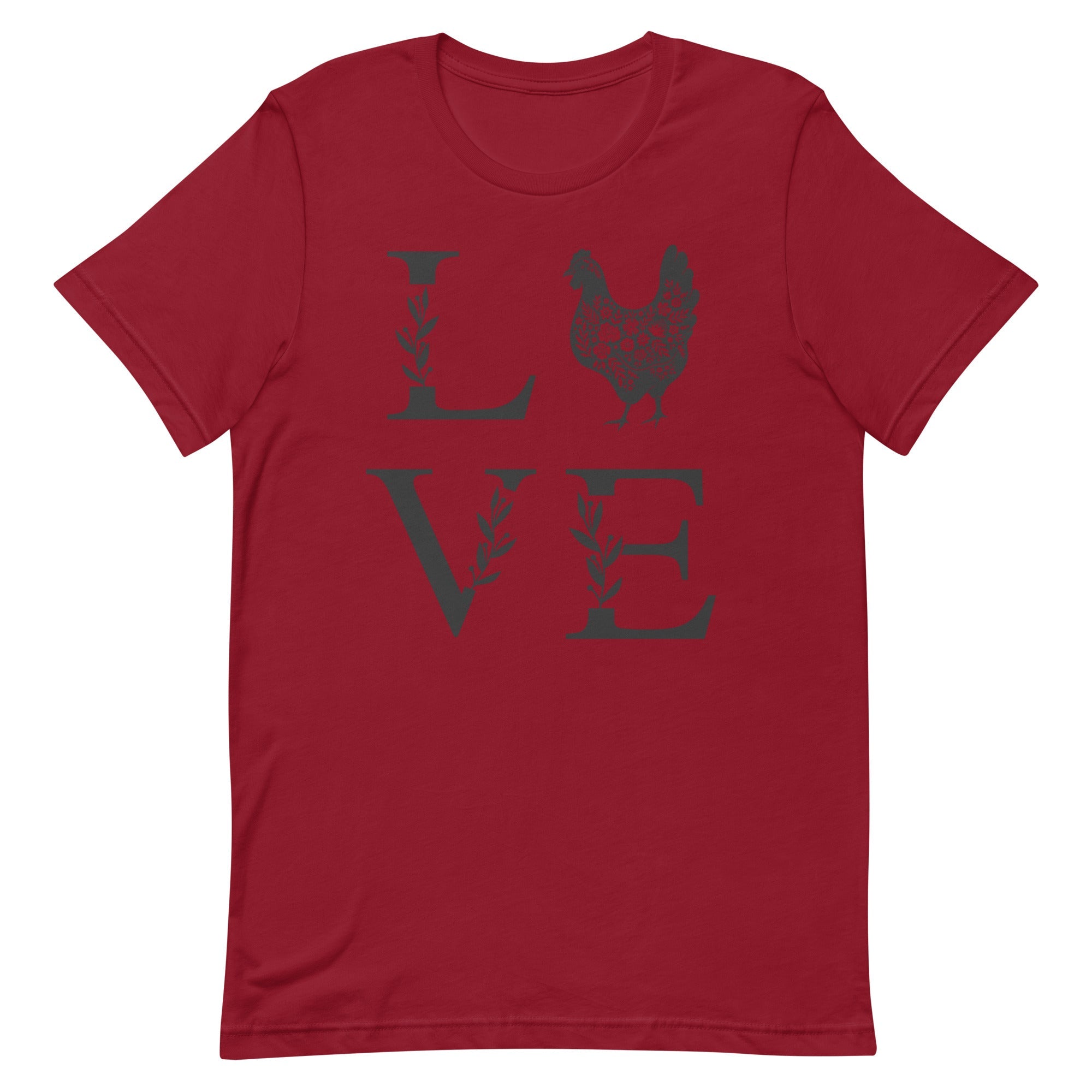 Chicken Love Unisex T-Shirt - Cluck It All Farms