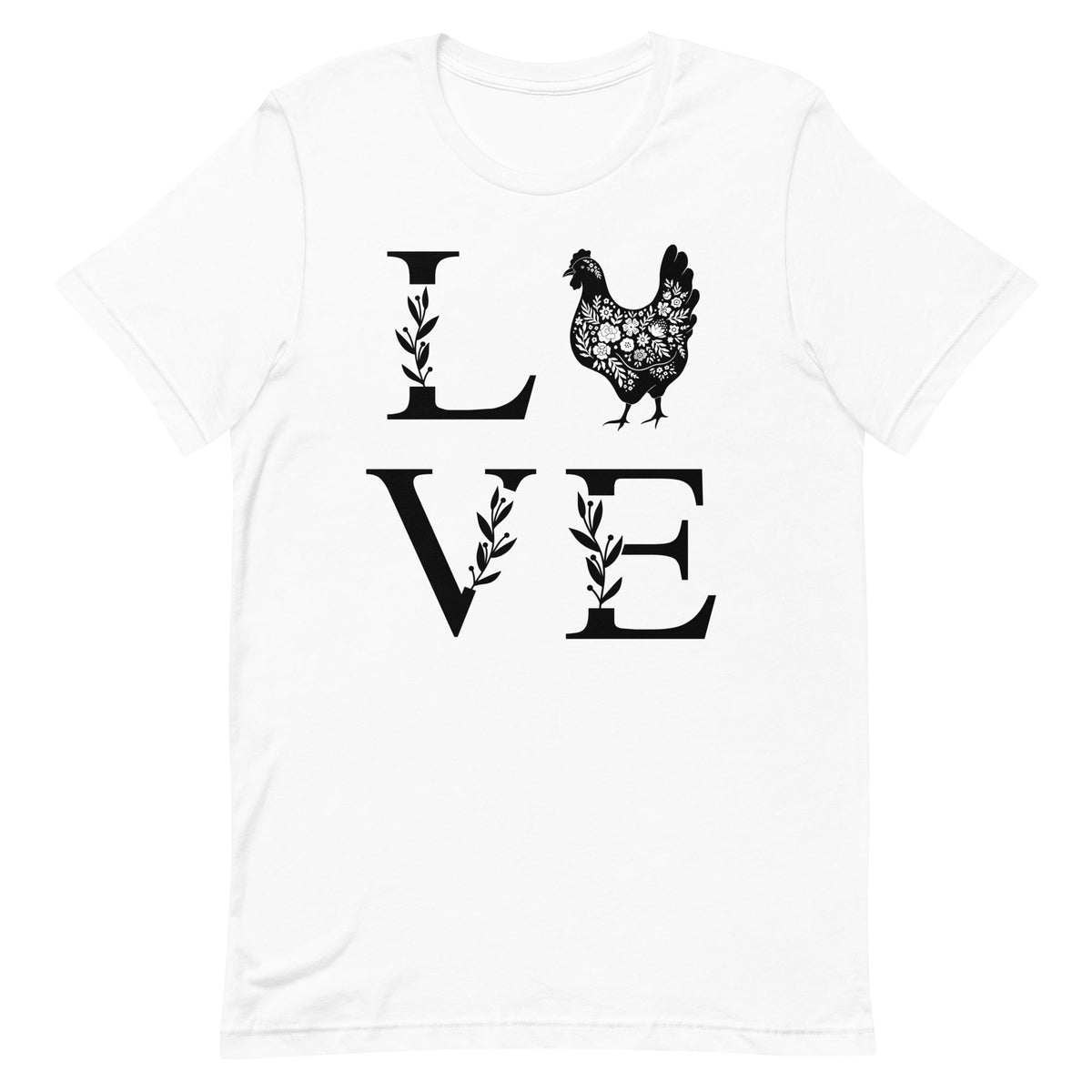 Chicken Love Unisex T-Shirt - Cluck It All Farms
