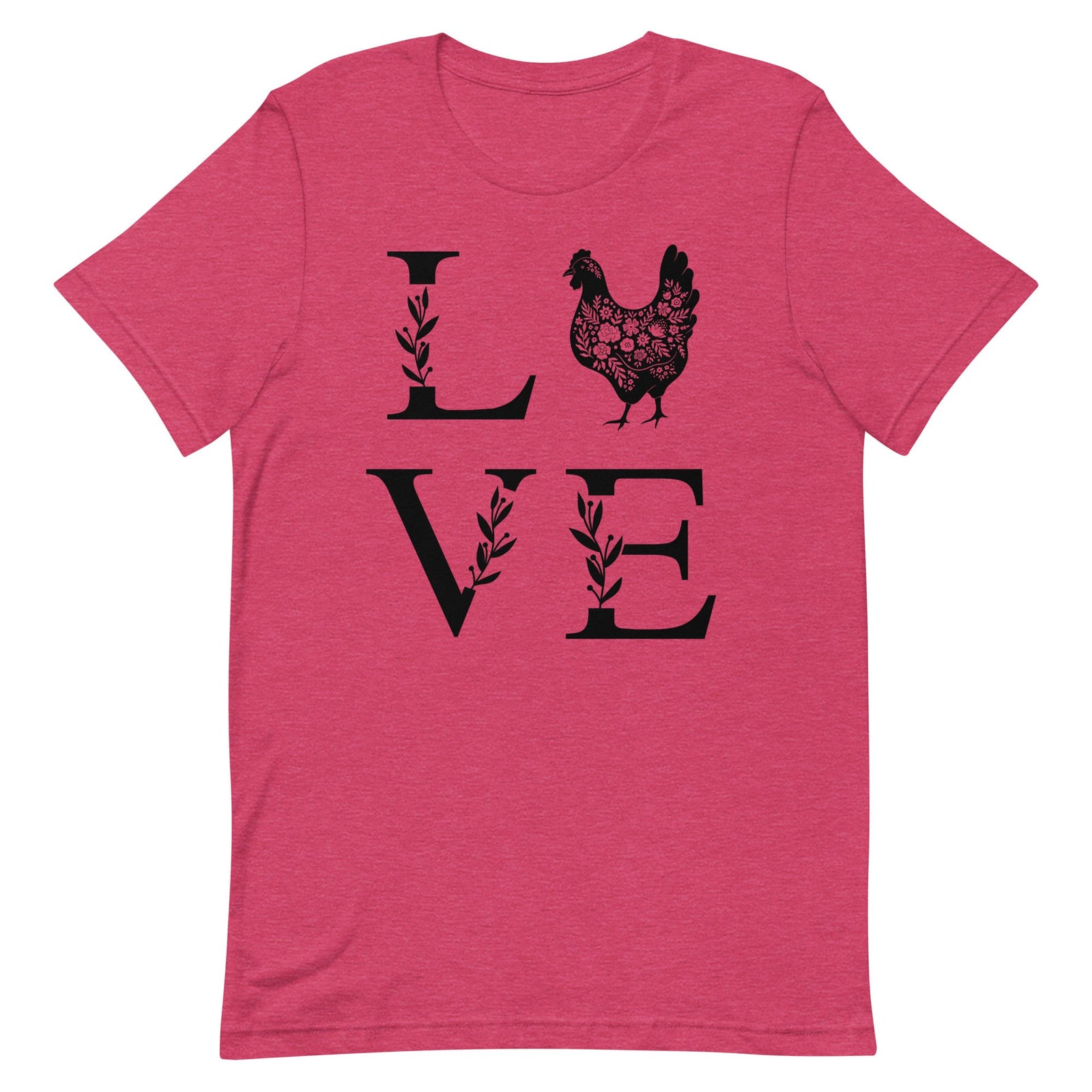 Chicken Love Unisex T-Shirt - Cluck It All Farms