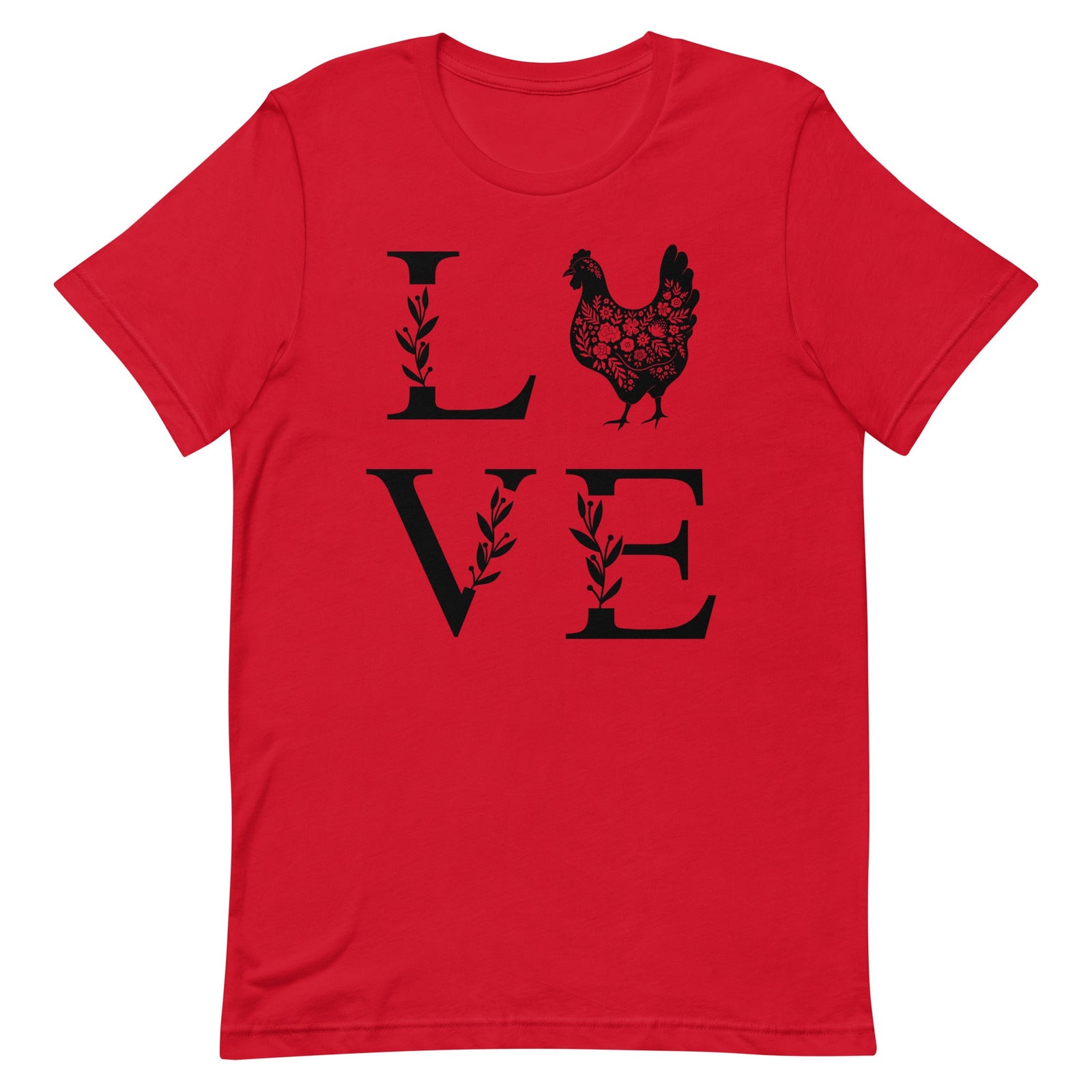 Chicken Love Unisex T-Shirt - Cluck It All Farms