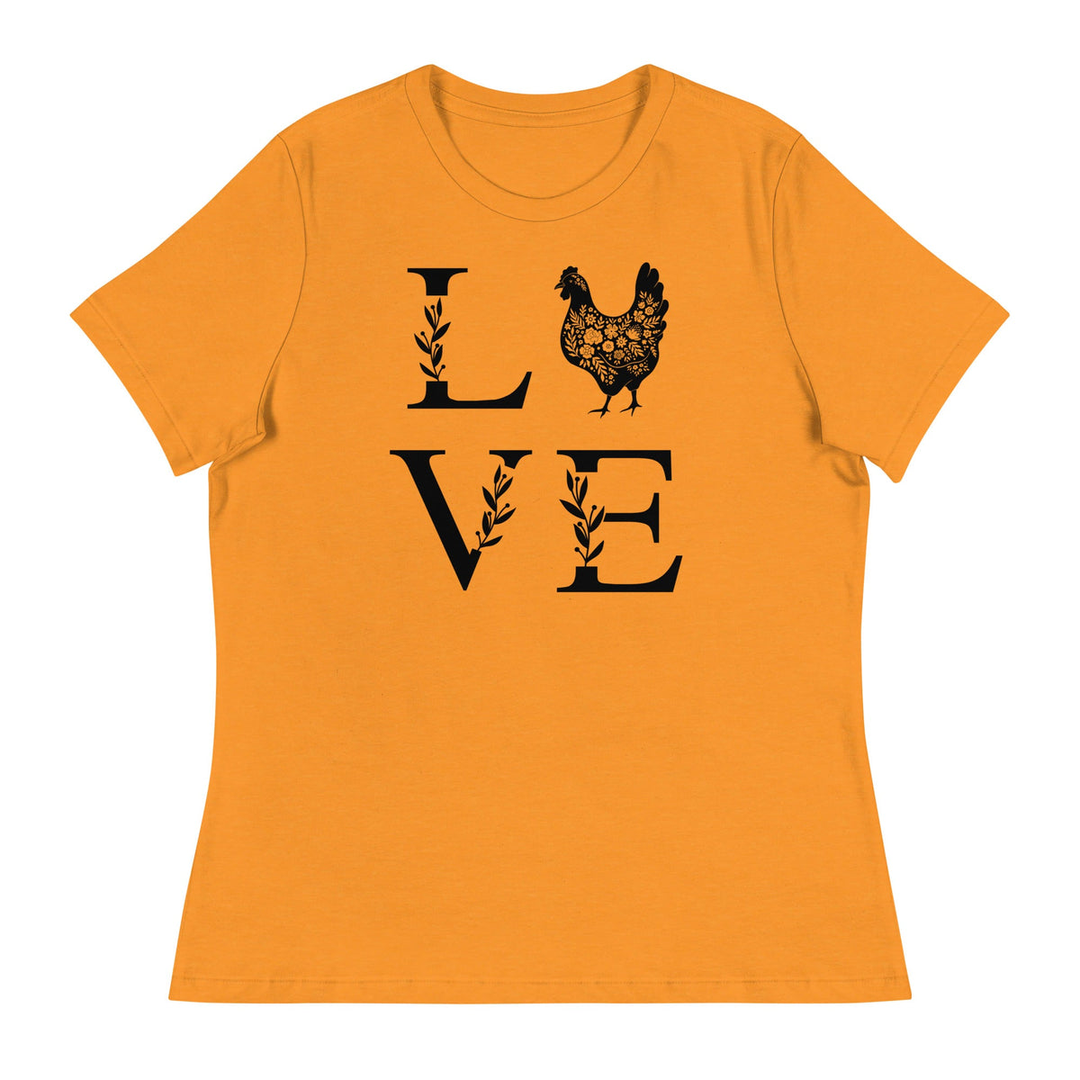 Chicken Love Women&#39;s Relaxed T-Shirt - Cluck It All Farms