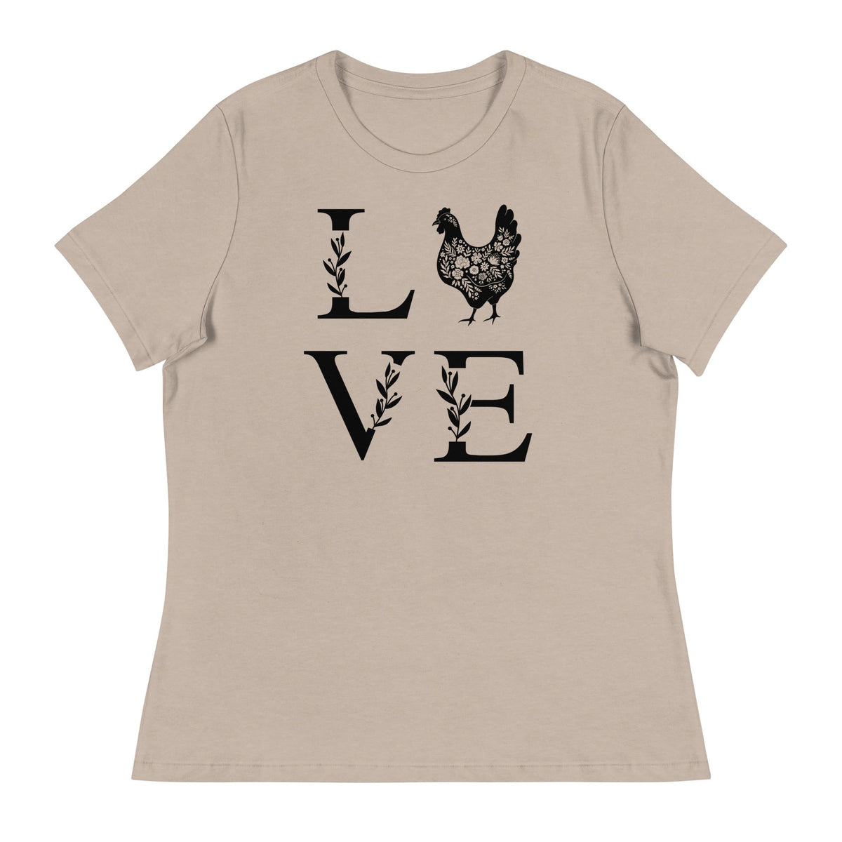 Chicken Love Women&#39;s Relaxed T-Shirt - Cluck It All Farms