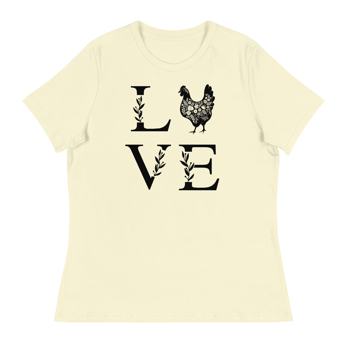 Chicken Love Women&#39;s Relaxed T-Shirt - Cluck It All Farms