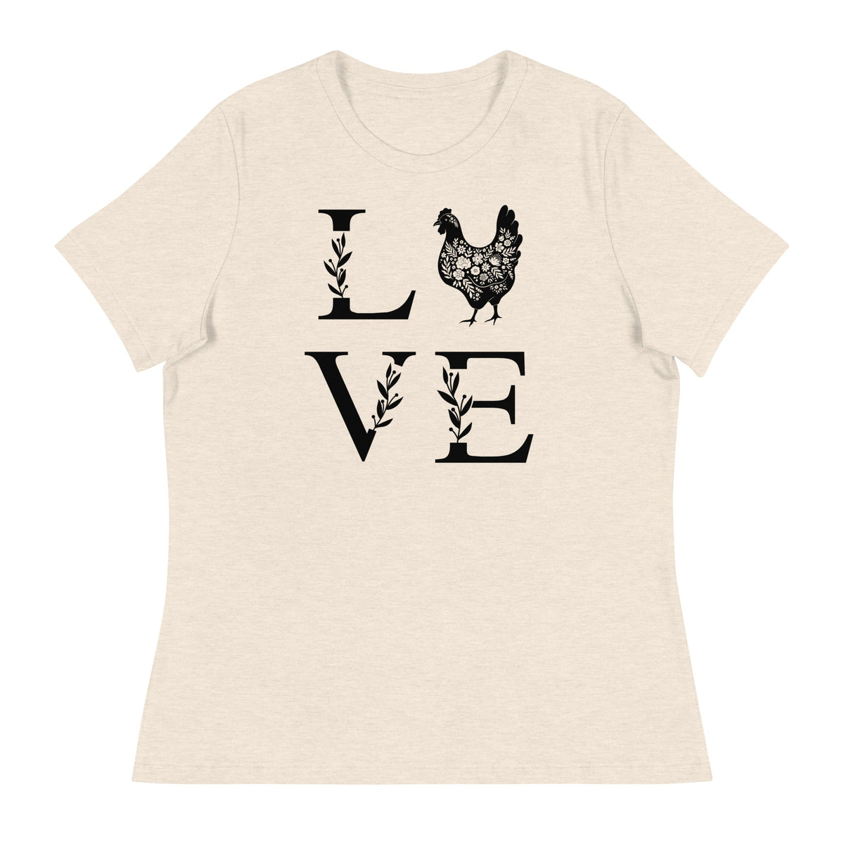 Chicken Love Women&#39;s Relaxed T-Shirt - Cluck It All Farms