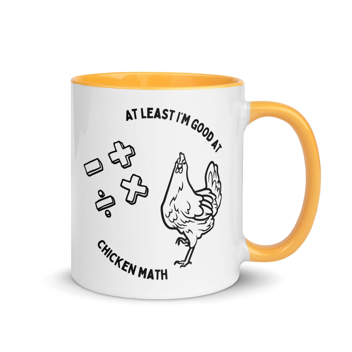 Chicken Math Colored Mug - Cluck It All Farms