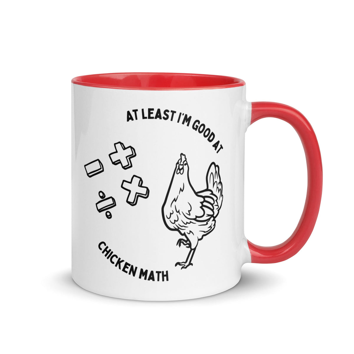 Chicken Math Colored Mug - Cluck It All Farms