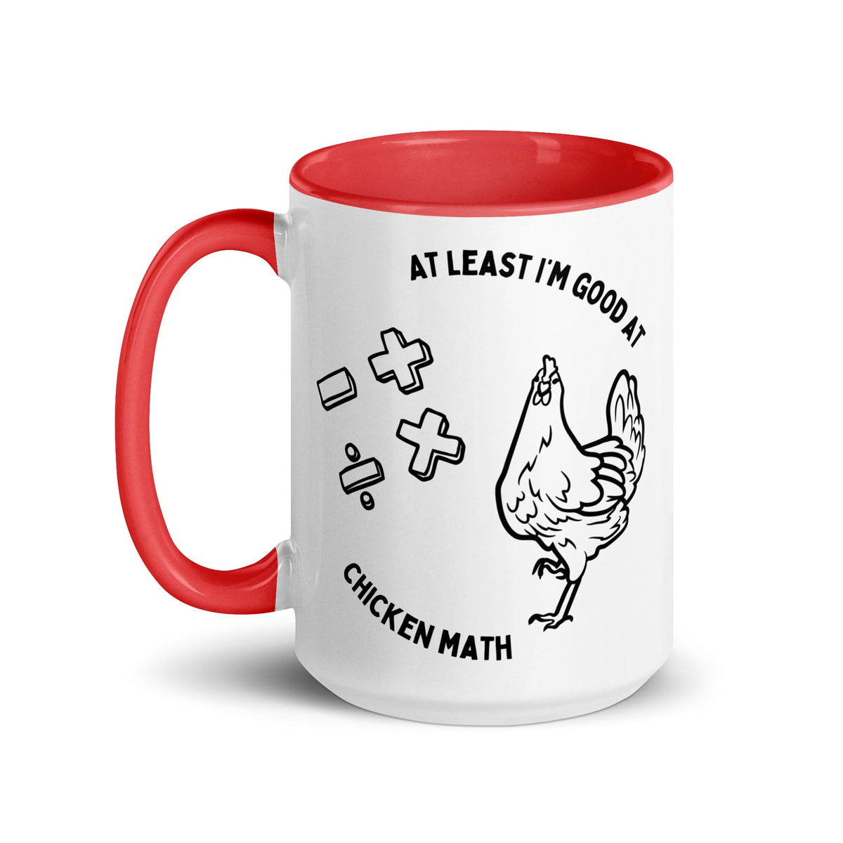 Chicken Math Colored Mug - Cluck It All Farms