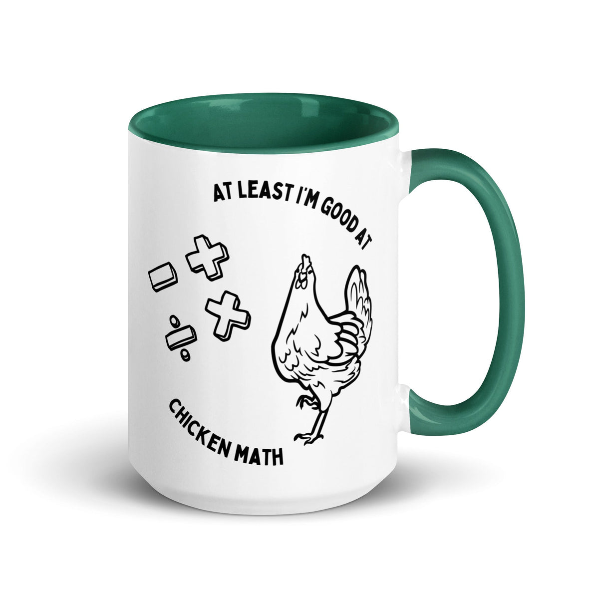 Chicken Math Colored Mug - Cluck It All Farms