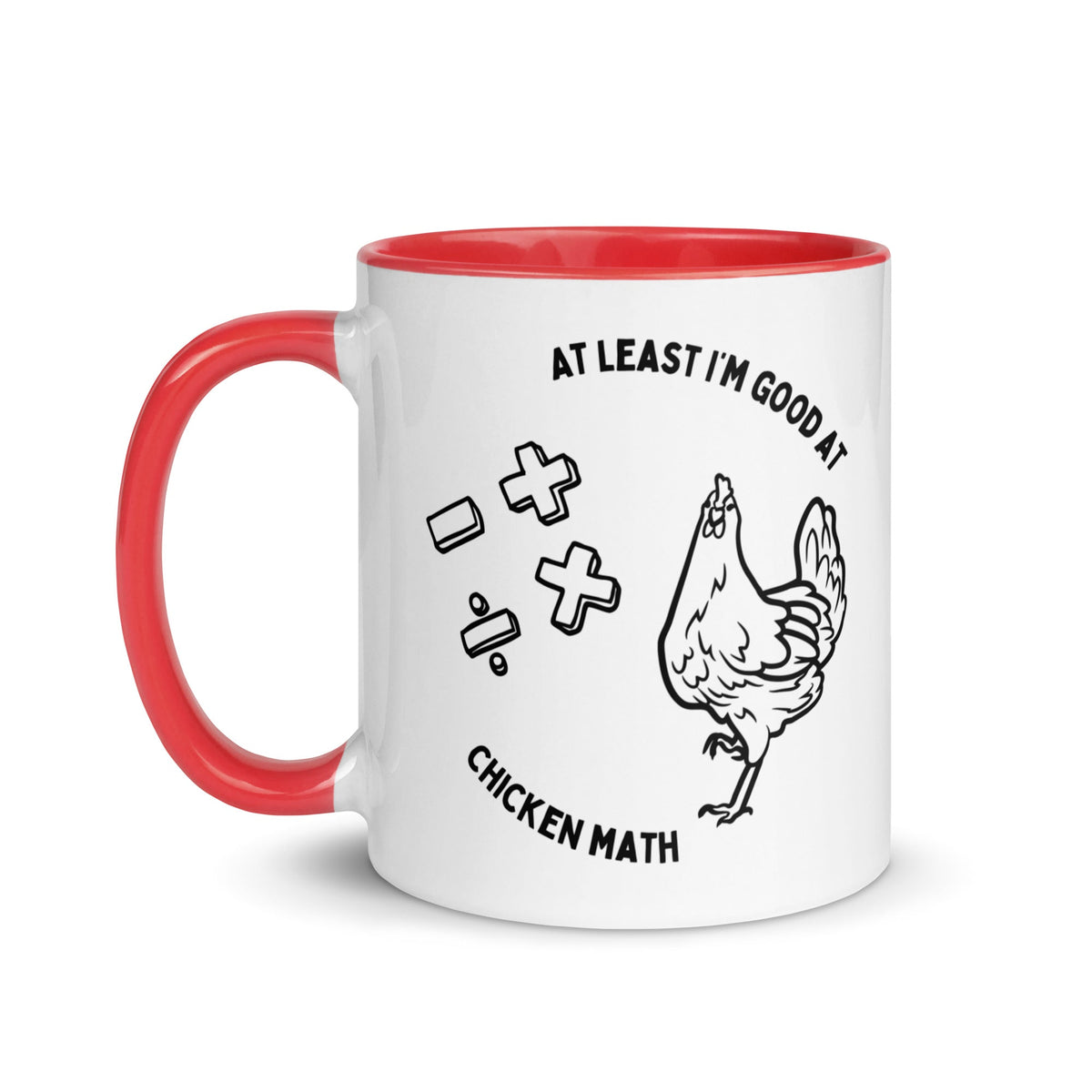 Chicken Math Colored Mug - Cluck It All Farms