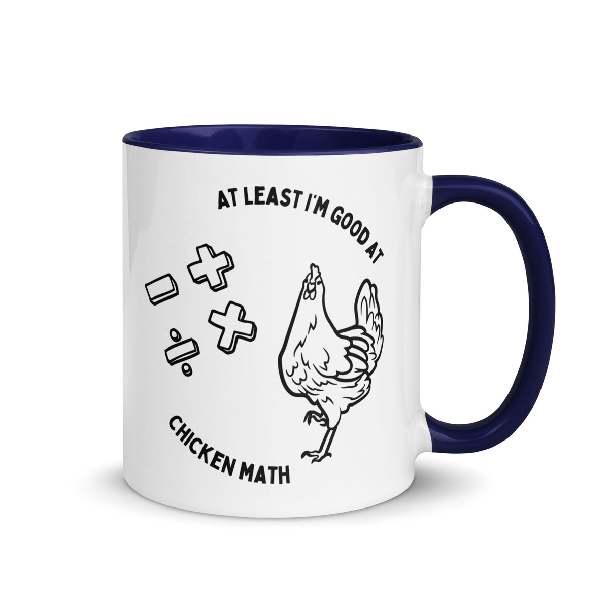 Chicken Math Colored Mug - Cluck It All Farms