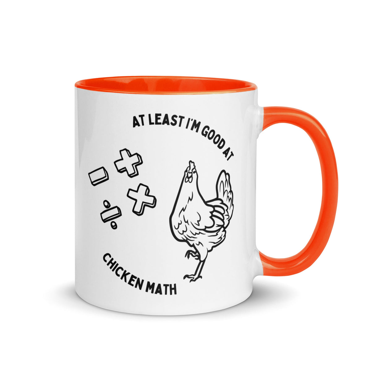 Chicken Math Colored Mug - Cluck It All Farms