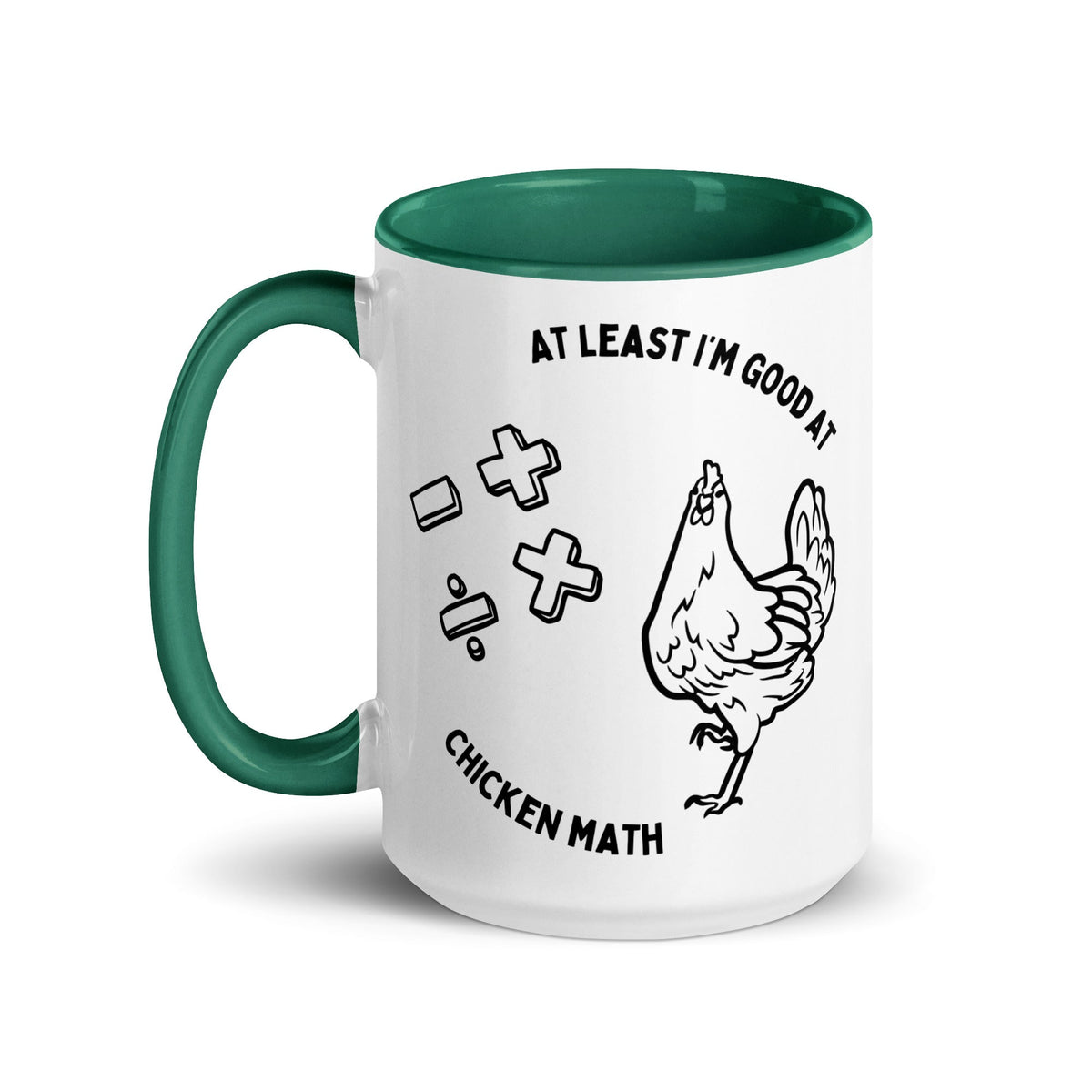 Chicken Math Colored Mug - Cluck It All Farms
