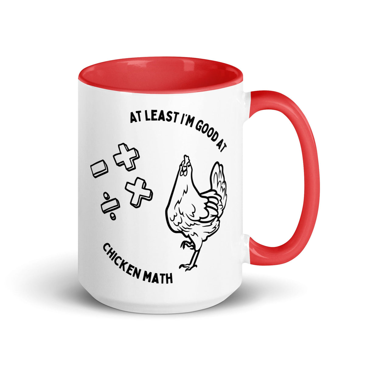 Chicken Math Colored Mug - Cluck It All Farms