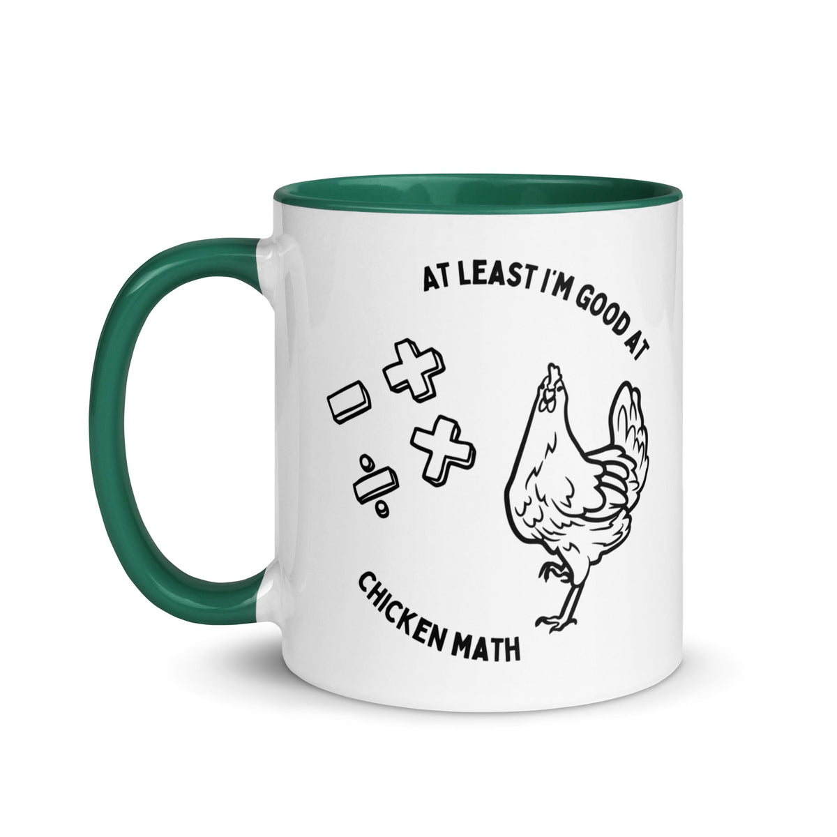 Chicken Math Colored Mug - Cluck It All Farms
